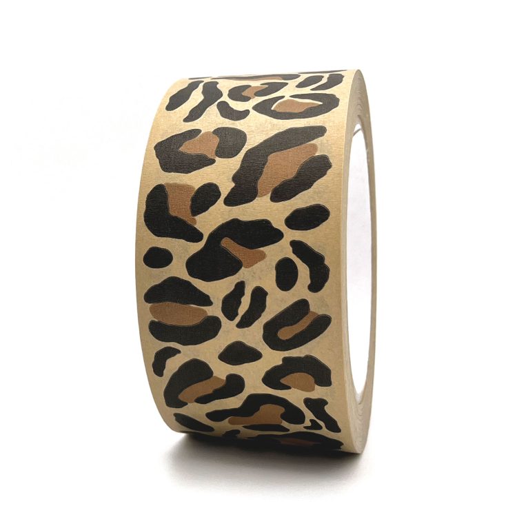 LEOPARD / Brown paper packing tape [50mm]